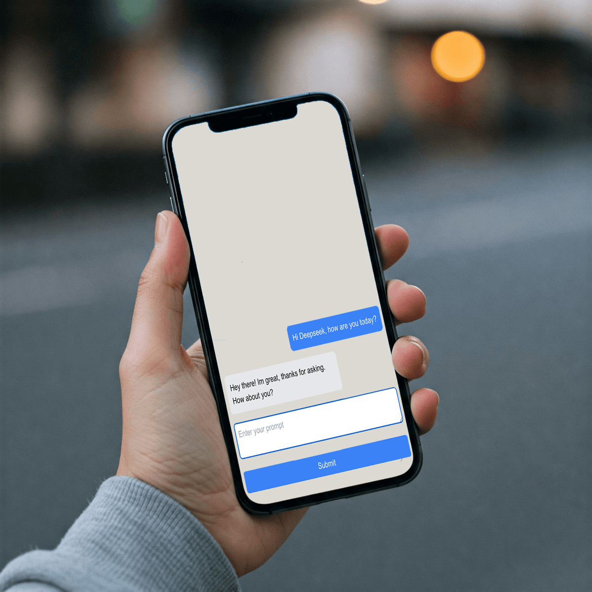 How to Integrate DeepSeek with Next.js Using the OpenAI SDK, TypeScript, and Tailwind CSS